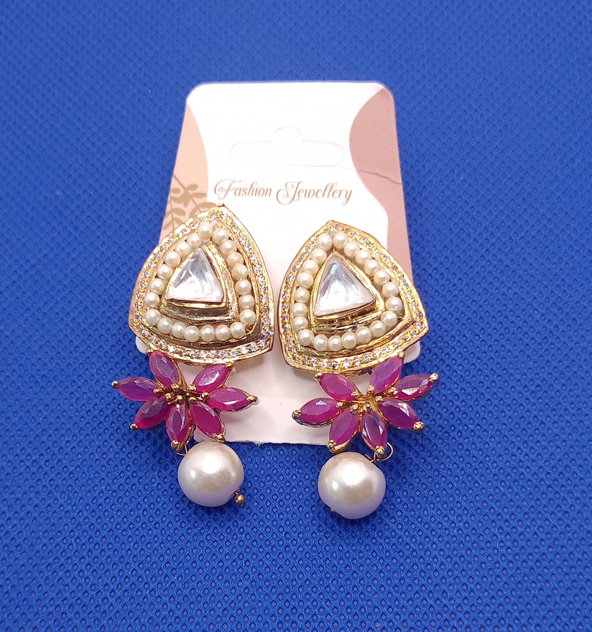 Royal pearl Floral Earring
