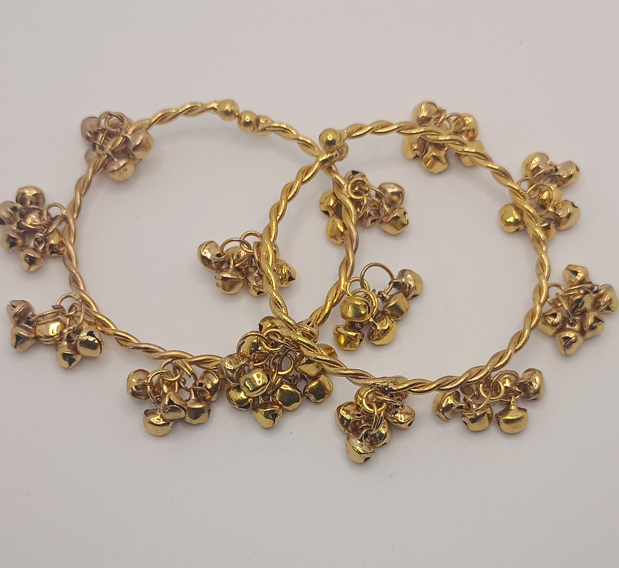 Golden floral Anklet